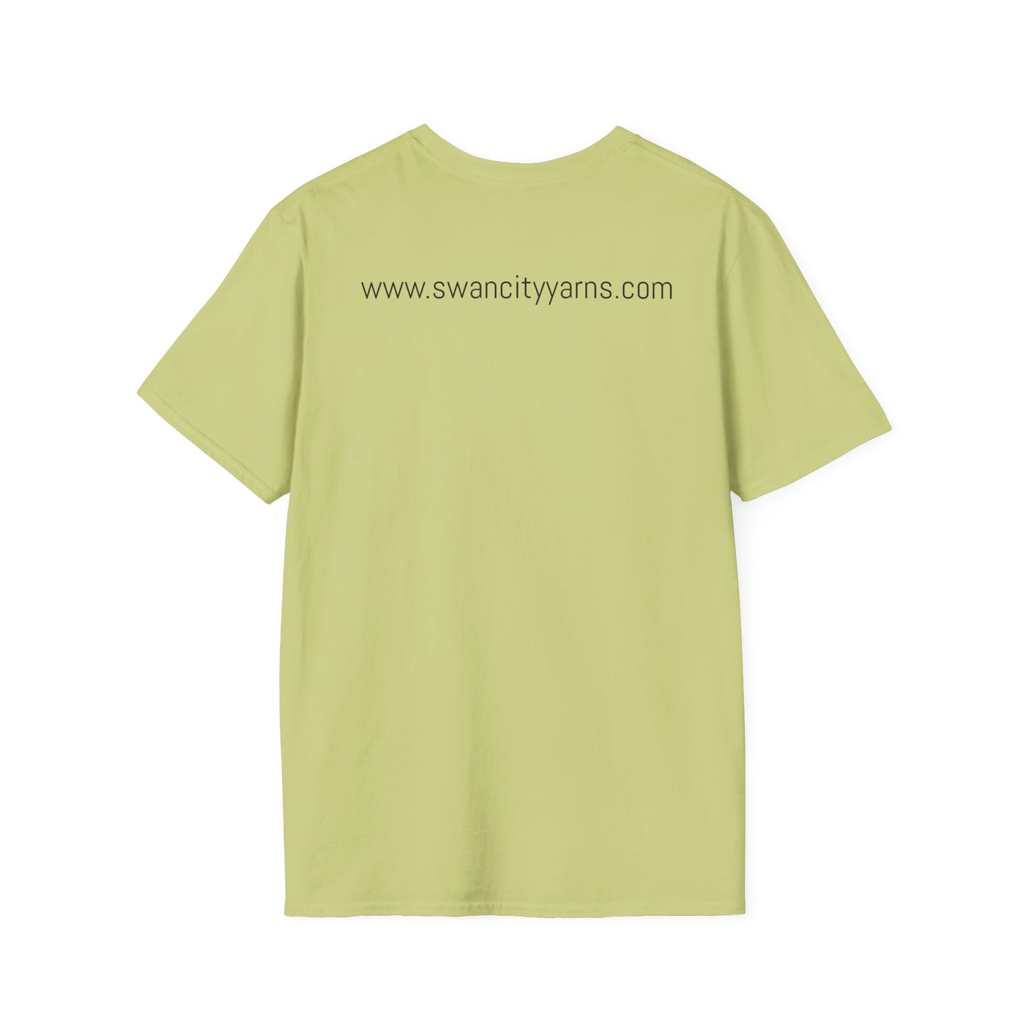 Swan City Yarns Unisex Softstyle T-Shirt - Fun & Colorful Yarn Lover Tee