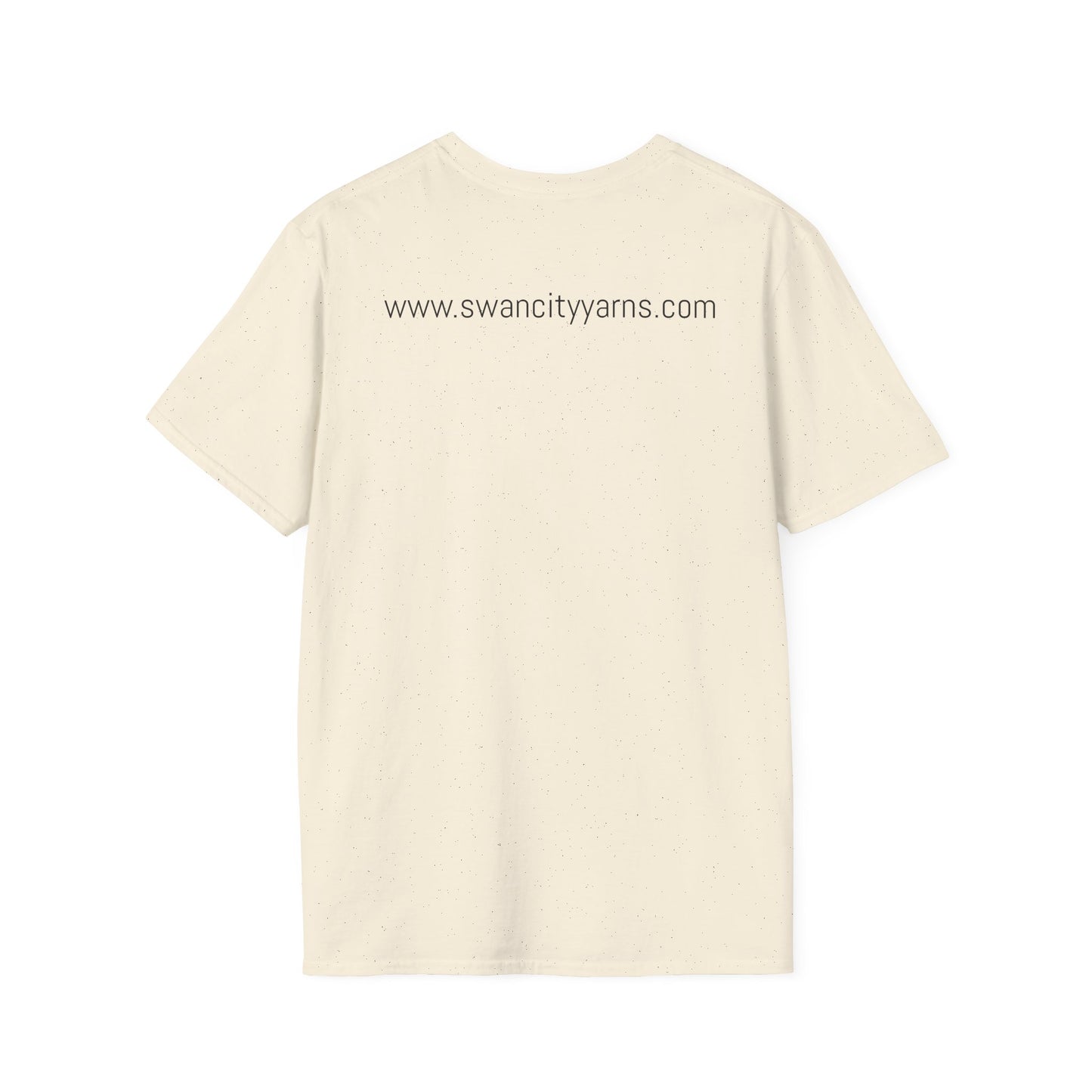 Swan City Yarns Unisex Softstyle T-Shirt - Fun & Colorful Yarn Lover Tee