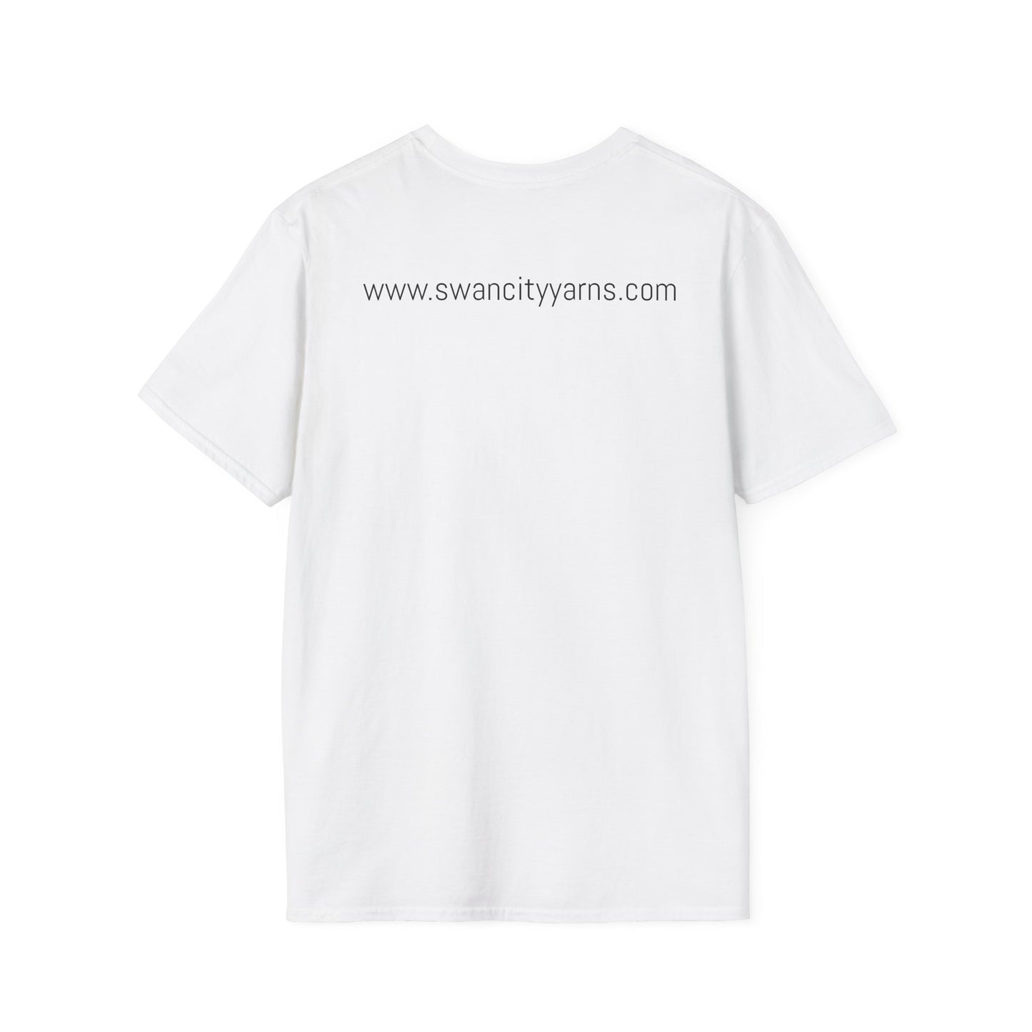 Swan City Yarns Unisex Softstyle T-Shirt - Fun & Colorful Yarn Lover Tee