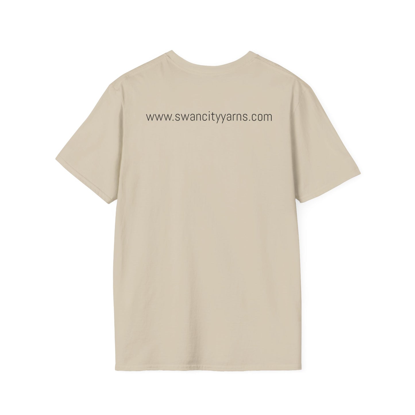 Swan City Yarns Unisex Softstyle T-Shirt - Fun & Colorful Yarn Lover Tee
