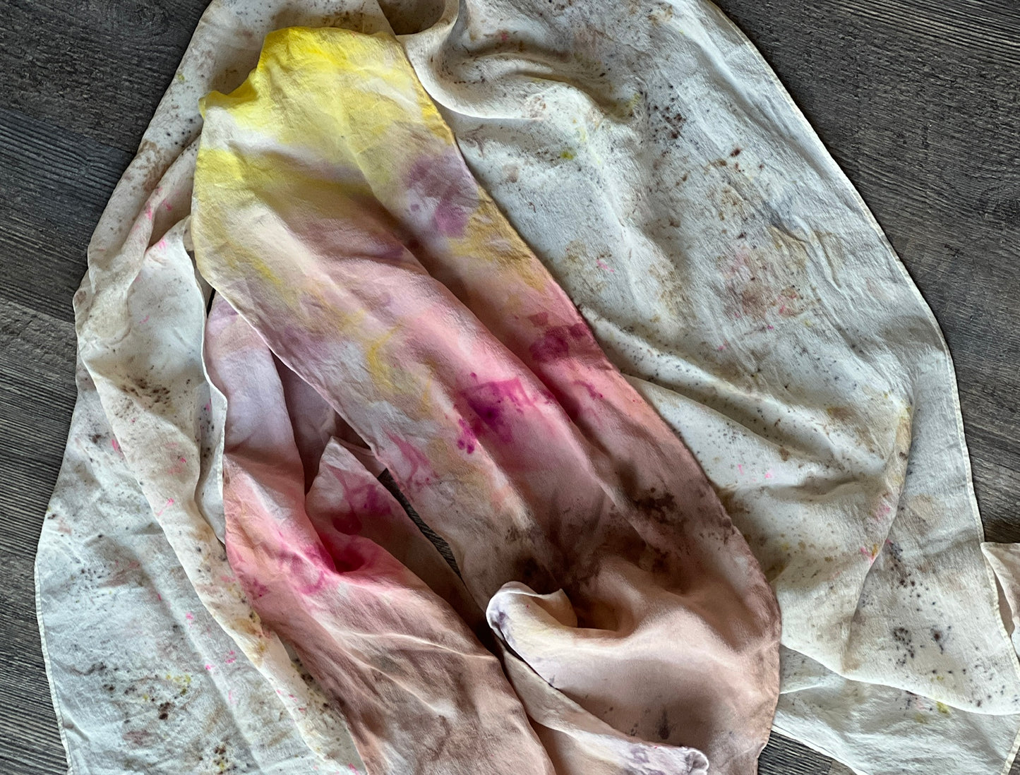 Botanical Scarf Dyeing Experience at She Sells Yarn