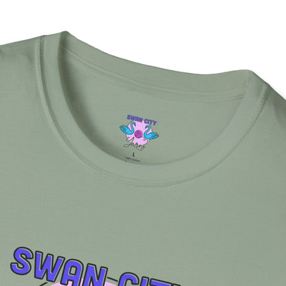 Swan City Yarns Unisex Softstyle T-Shirt - Fun & Colorful Yarn Lover Tee