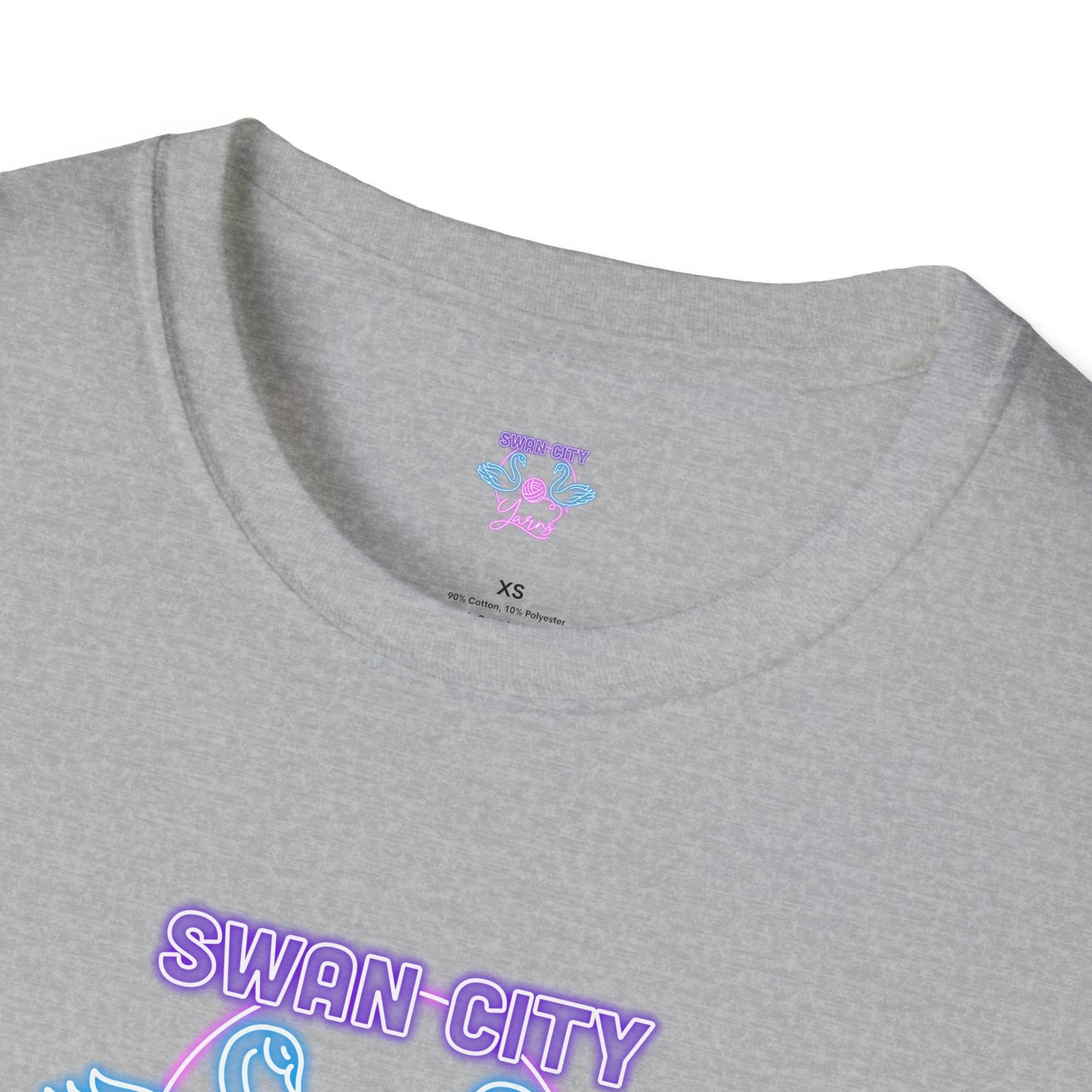 Swan City Yarns Unisex Softstyle T-Shirt - Cozy & Creative Apparel for Yarn Lovers