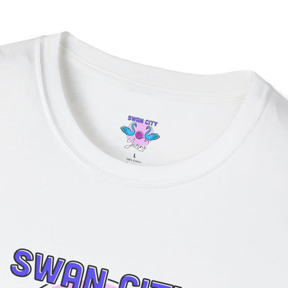 Swan City Yarns Unisex Softstyle T-Shirt - Fun & Colorful Yarn Lover Tee