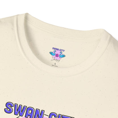 Swan City Yarns Unisex Softstyle T-Shirt - Fun & Colorful Yarn Lover Tee