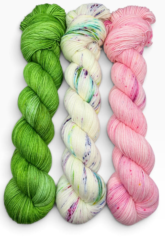 Switchgrass & Pink Muhly - Coordinating Cousins (DYED-TO-ORDER)