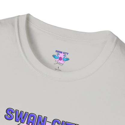 Swan City Yarns Unisex Softstyle T-Shirt - Fun & Colorful Yarn Lover Tee