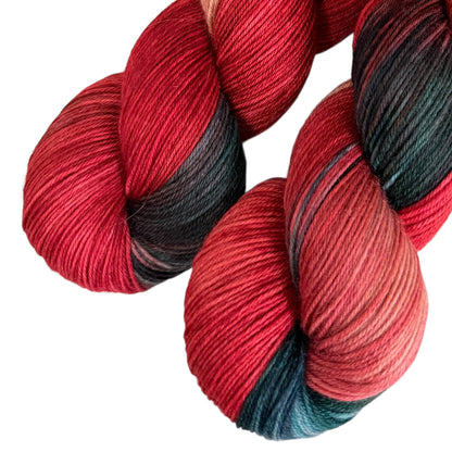 Cranberries & Evergreen - OOAK (Trusty Sock)