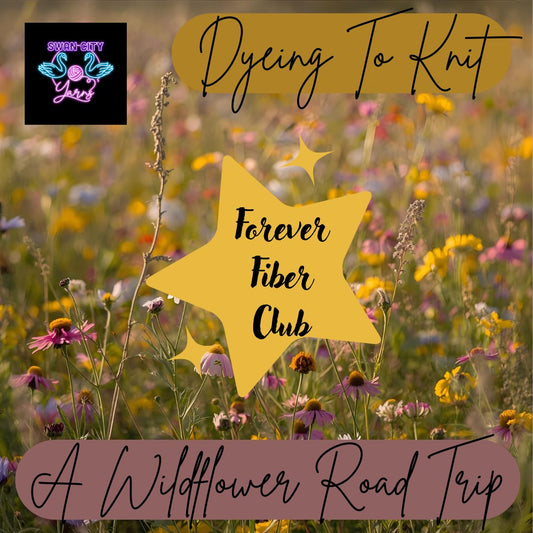 Dyeing To Knit: Forever Fiber Club - A Wildflower Road Trip