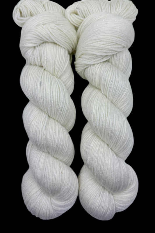 Swan White (Sparkly Sock)
