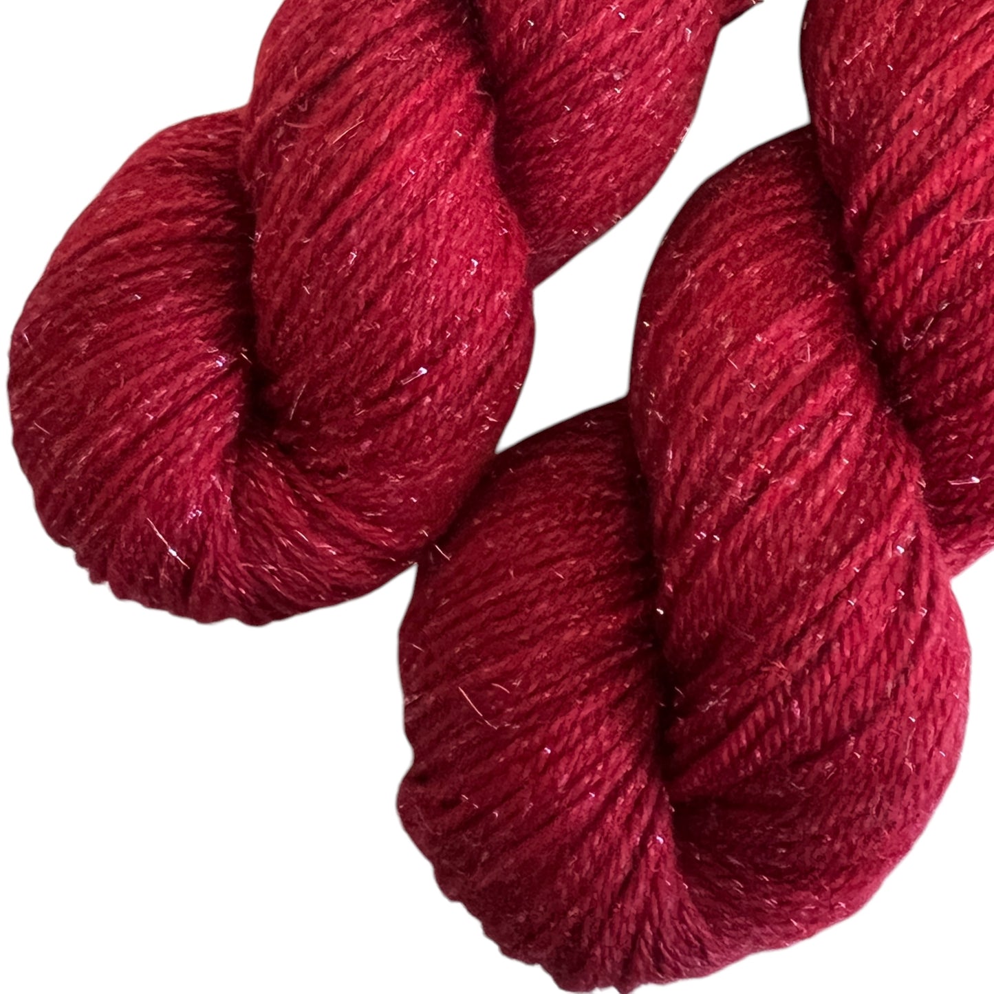 Spindleprick Red (Sparkly DK)